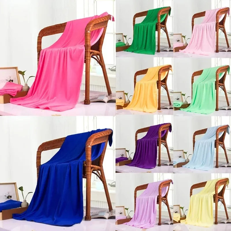 Weiches 70x140 atmungsaktives Mikrofaser-Badet uch großes Badet uch Strand tücher Dusch tuch schnell trocknender Komfort saugfähig heißer Verkauf