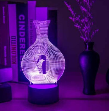 Kreative 3D nacht licht LED lampe