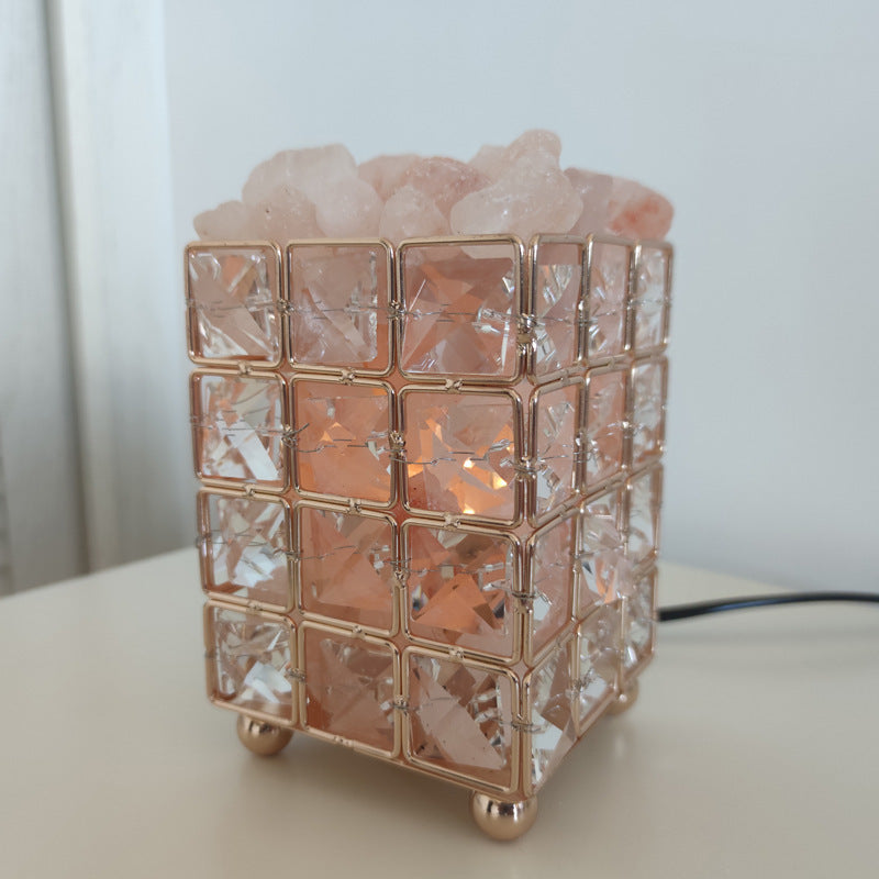 Kristall Rose Salz Tisch Lampe Himalaya Salz Lampe Ionic Rock