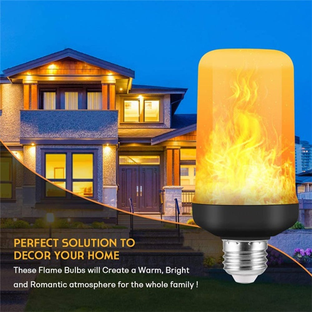 5W 4 Modes Burning Flickering Flame LED Light Bulb_6