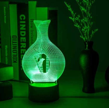 Kreative 3D nacht licht LED lampe