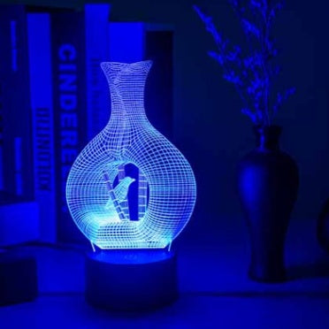 Kreative 3D nacht licht LED lampe