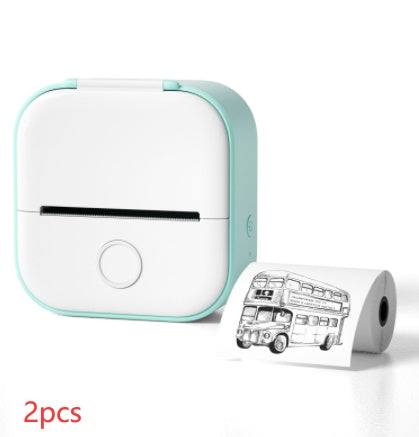 Tragbarer Mini-Thermo-Etiketten drucker Heimfoto drucker Student Falsche Frage Drucker Bluetooth Mini-Label Drucker Preis schild