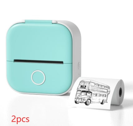 Tragbarer Mini-Thermo-Etiketten drucker Heimfoto drucker Student Falsche Frage Drucker Bluetooth Mini-Label Drucker Preis schild