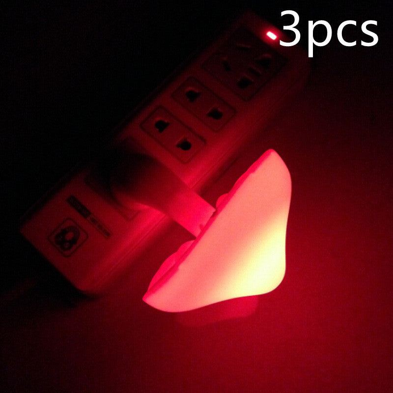 LED Nachtlicht Pilz Steckdose Lampe EU Us-stecker Warmweiß Licht-control Sensor Schlafzimmer Licht Hause Dekoration