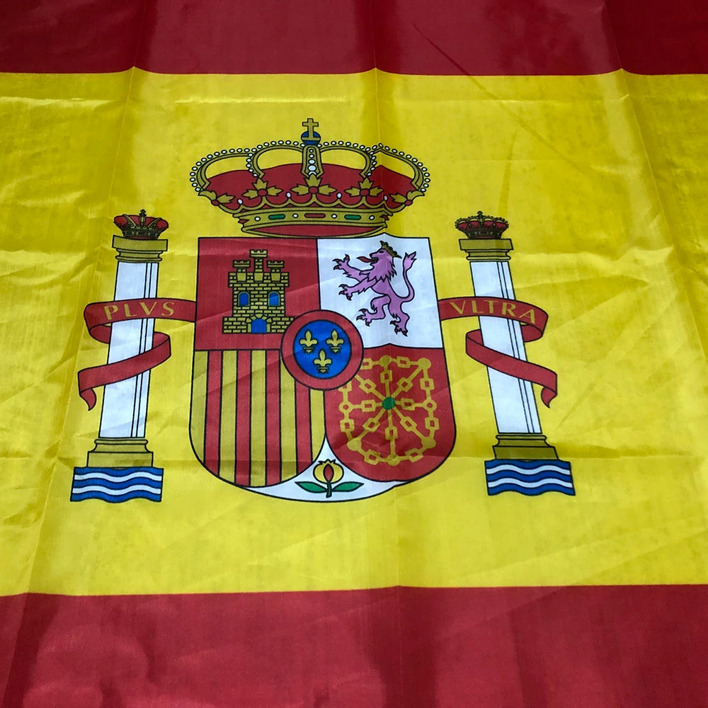 Zxz Flagge Spanien National flagge 90x150cm Polyester keine verblassen esp es Espana spanische Flagge hängen Banner für die Feier große Flaggen