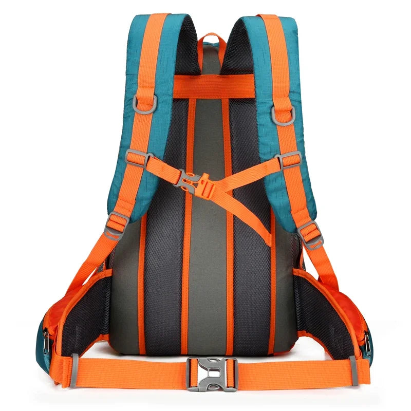 Outdoor-Sport Kurzstrecken-Rucksack Bergsteigen Reisetasche Camping Reise Rucksack Klettern Wandern Trink rucksack Wasserdicht Hohe Kapazität Zerbrechlich Multifunktional Alpenstock-Fixierung Überlebenswirrel