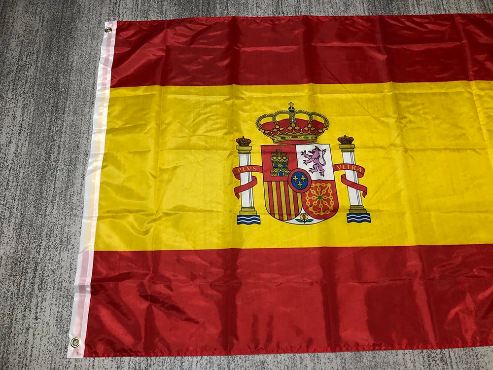 Zxz Flagge Spanien National flagge 90x150cm Polyester keine verblassen esp es Espana spanische Flagge hängen Banner für die Feier große Flaggen