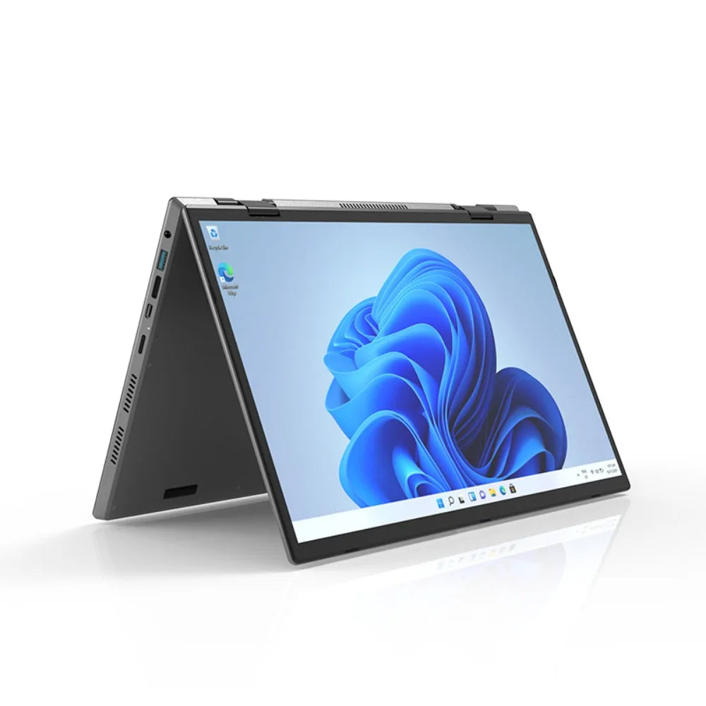 King Laptops 360 ° Flip Fold 2-in-1 Intel N95 Windows 11 HD 14-Zoll 2,2 k Touchscreen 16GB RAM 1TB SSD-Pad und Notebooks