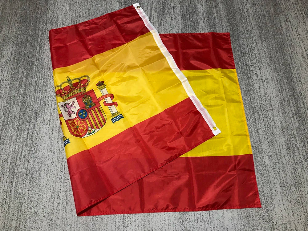 Zxz Flagge Spanien National flagge 90x150cm Polyester keine verblassen esp es Espana spanische Flagge hängen Banner für die Feier große Flaggen