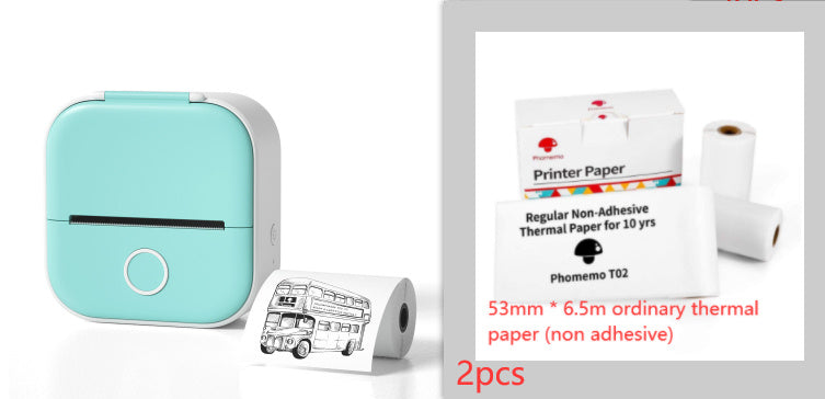 Tragbarer Mini-Thermo-Etiketten drucker Heimfoto drucker Student Falsche Frage Drucker Bluetooth Mini-Label Drucker Preis schild