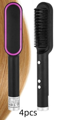 Haarglätter Kamm Haarglätter Und Lockiges Haar Dual-zweck Heißer Luft Kamm Elektrische Heizung Curling Rod Negative Ionen Doesn nicht Verletzungen Haar