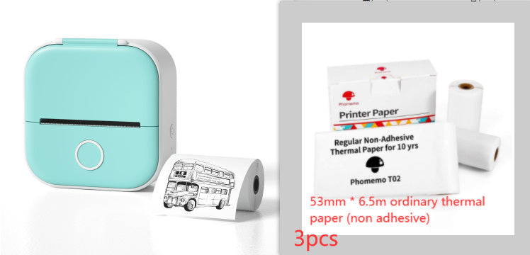 Tragbarer Mini-Thermo-Etiketten drucker Heimfoto drucker Student Falsche Frage Drucker Bluetooth Mini-Label Drucker Preis schild